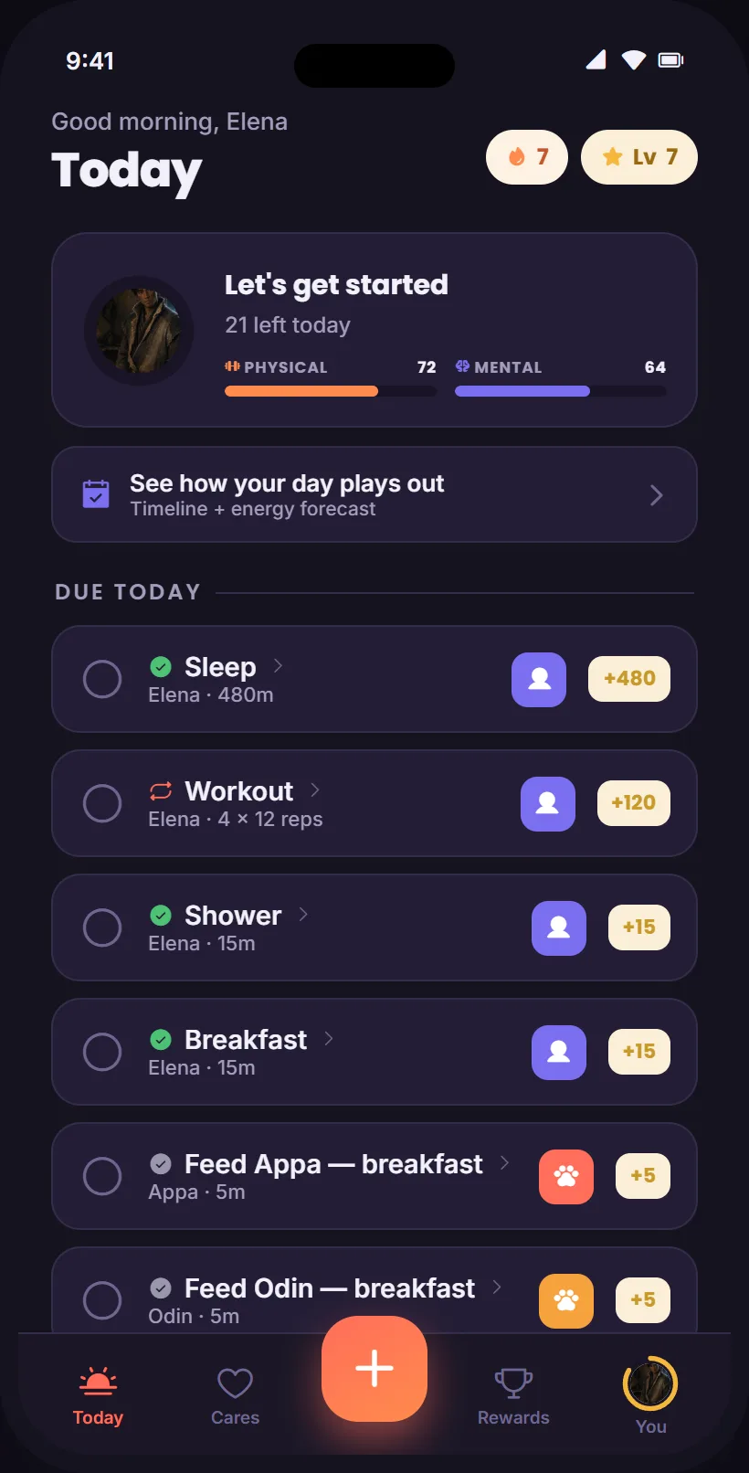 The Today home in the dark scheme
