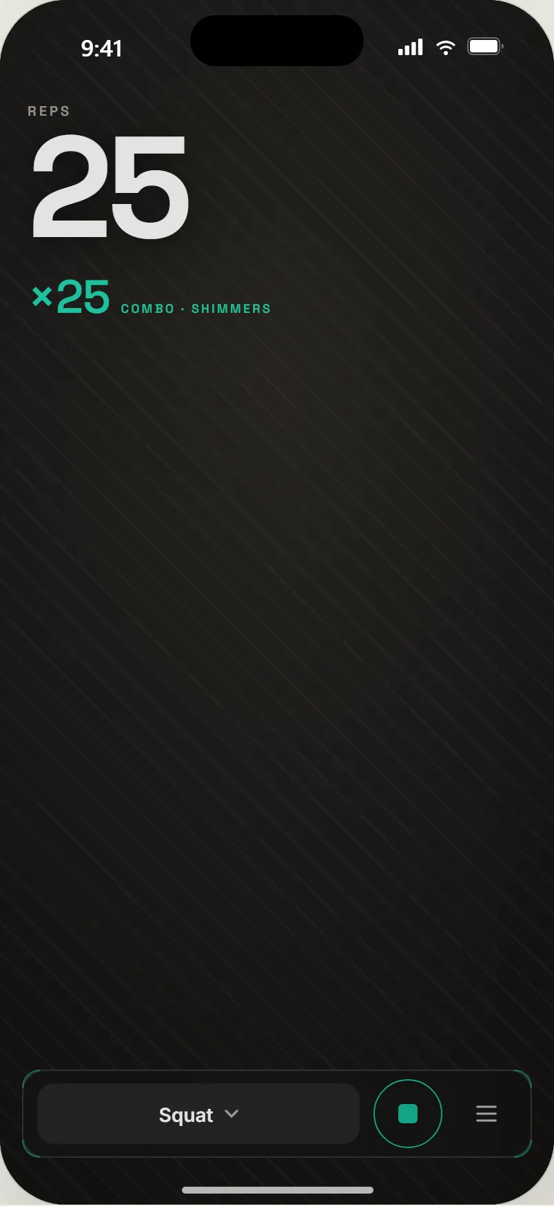 Milestone: 25 reps, 25 combo